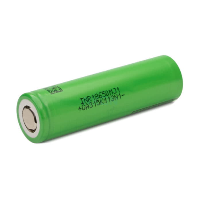Акумулятор Li-ion 18650 LG INR18650 MJ1 3500mAh 10A плоский плюс - Зображення 2