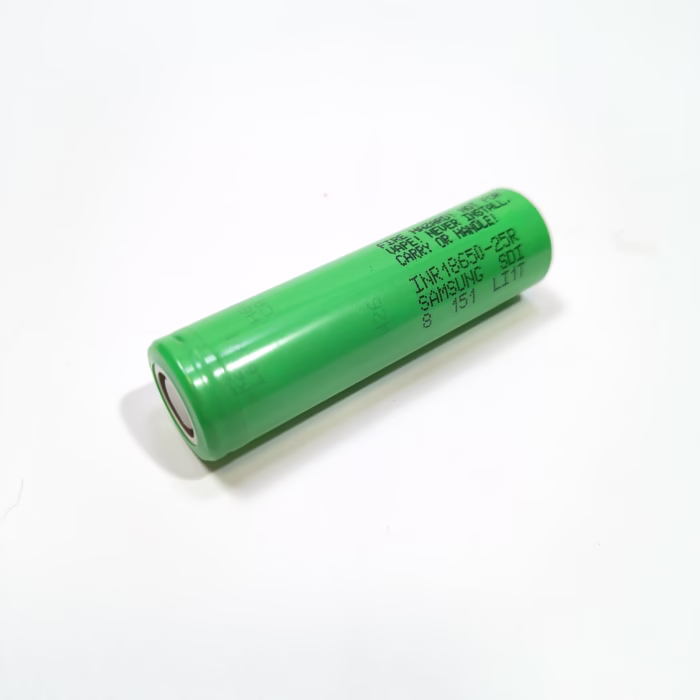 Акумулятор високострумовий 18650 Samsung INR 25R 2500 20A 12mOm - Зображення 2
