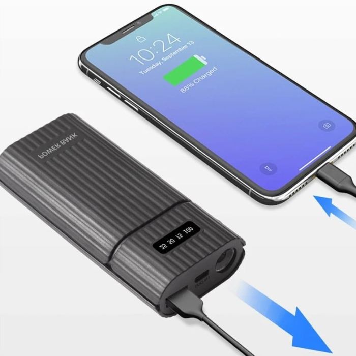 Корпус Power Bank та Зарядний пристрій H02C 2x18650/21700 з швидкою зарядкою 22.5W PD3.0 - Зображення 9