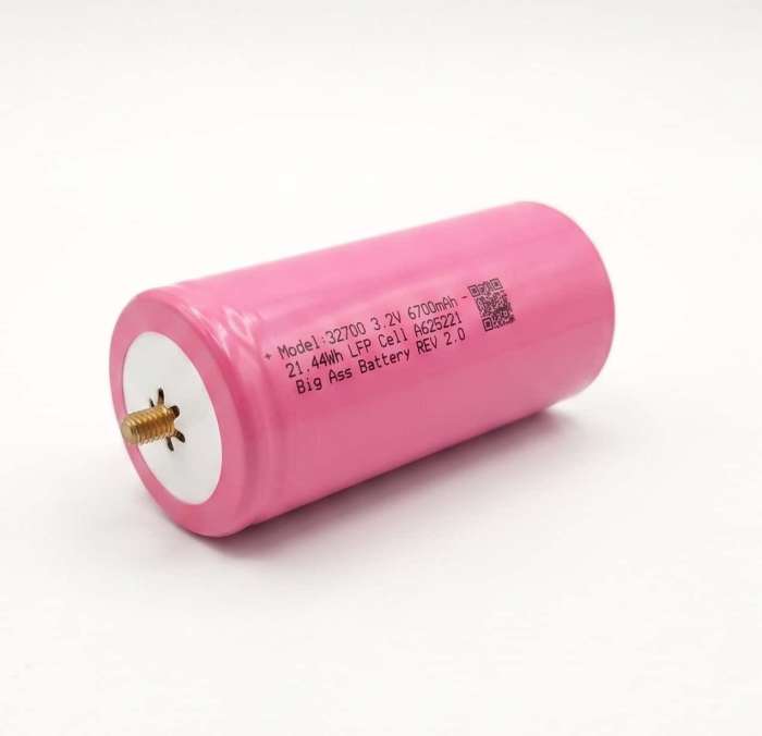 Літій залізофосфатний акумулятор 32700 LiFePO4 6700mAh 3.2V