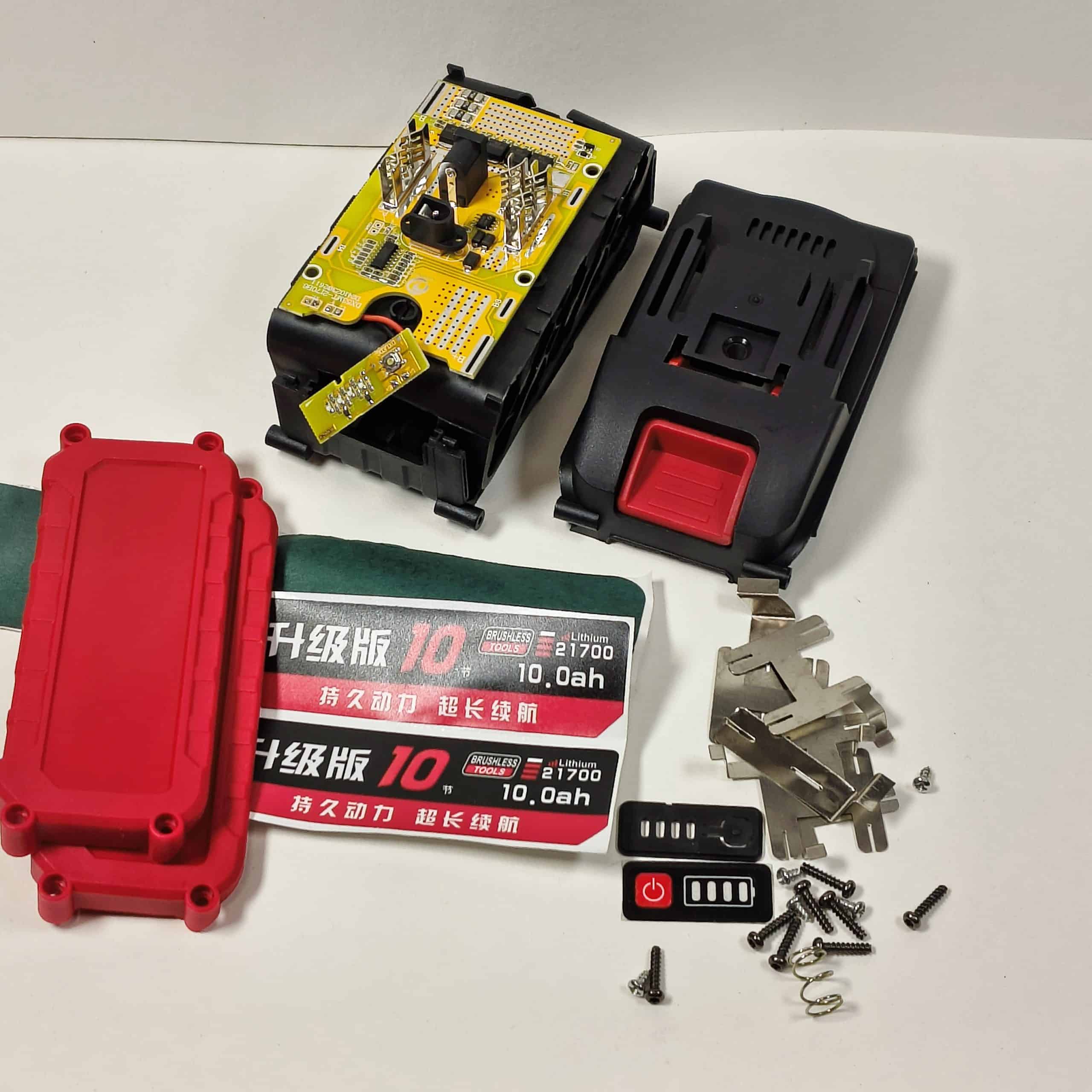 Корпус для акумулятора 21В Makita 5S2P на 10 21700 з BMS та LED-індикацією - Зображення 6