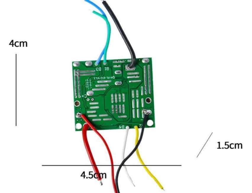 Плата BMS Контролер Li-Ion 5S 18-21V 30A - Зображення 6