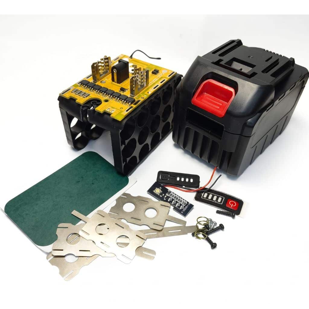 Корпус для акумулятора 21В Makita 5S3P на 15 18650 з BMS та LED індикацією - Зображення 7