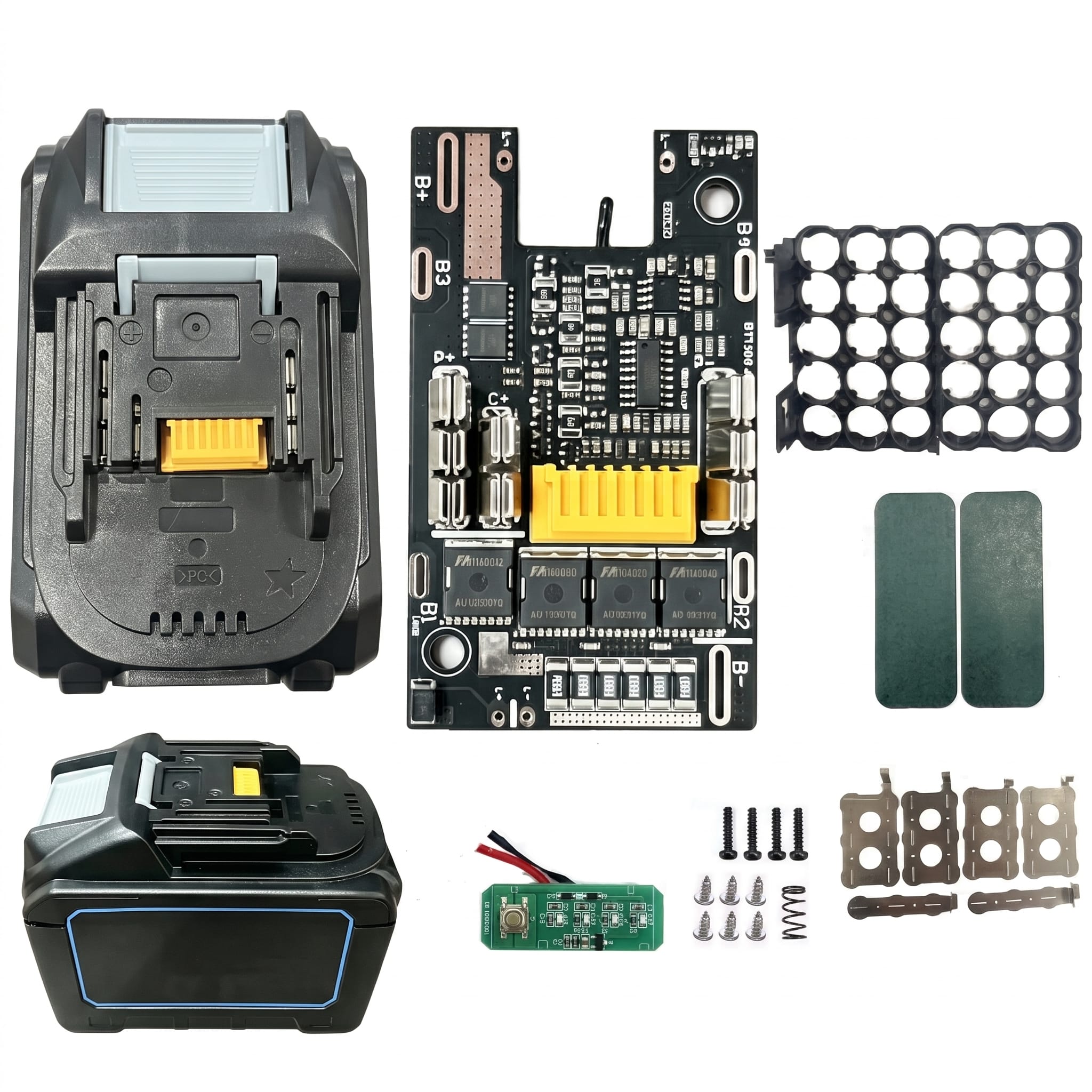 Корпус для акумулятора 21В на 15-21700 Makita 220A з балансиром