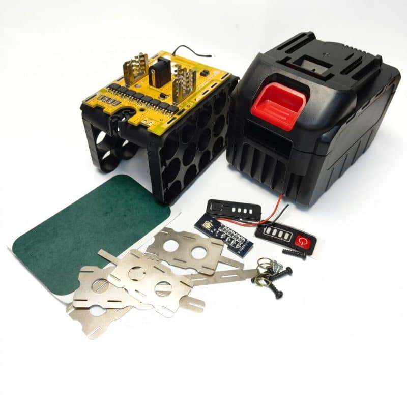 Корпус для акумулятора 21В Makita 5S3P на 15 18650 з BMS та LED індикацією