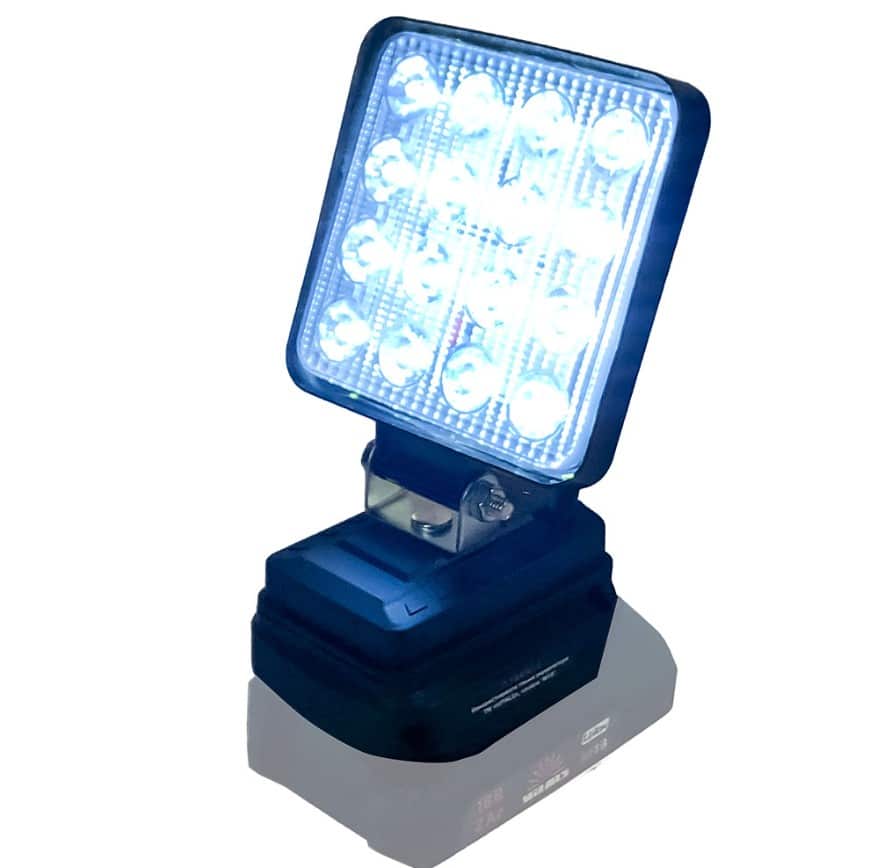 Акумуляторний LED ліхтар для Makita 21V 4 дюйми 16 LED - Зображення 6
