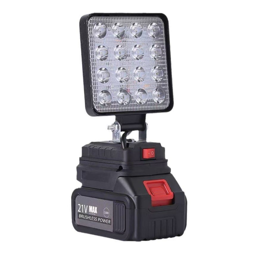 Акумуляторний LED ліхтар для Makita 21V 4 дюйми 16 LED - Зображення 5