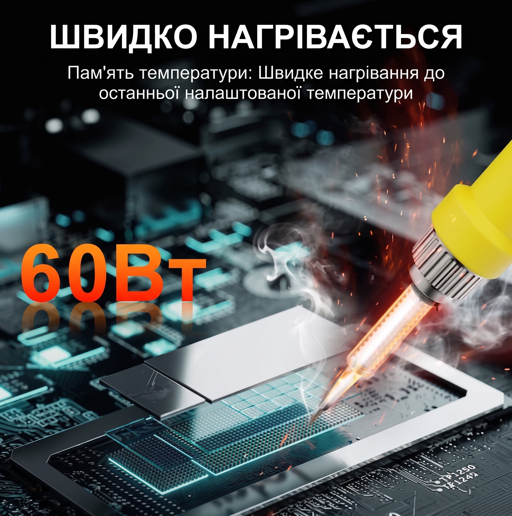 Акумуляторний паяльник T12 під батарею Dewalt 18V-20V 60W 0-500°C - Зображення 4