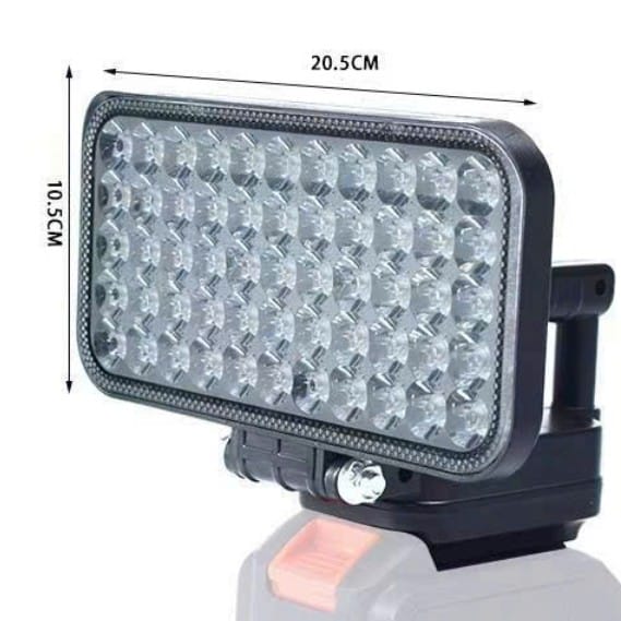 Акумуляторний ліхтар Kersenis 55 LED для Makita з функцією Power Bank